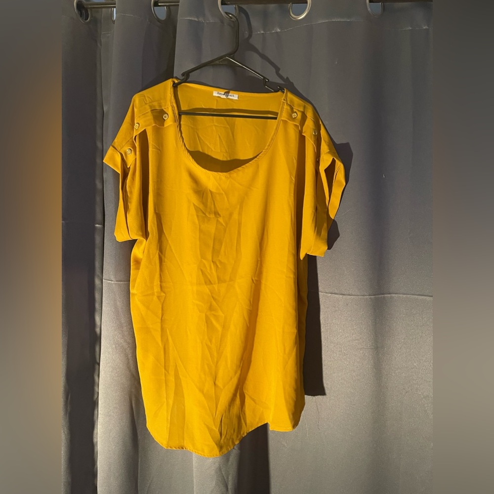 Yellow blouse